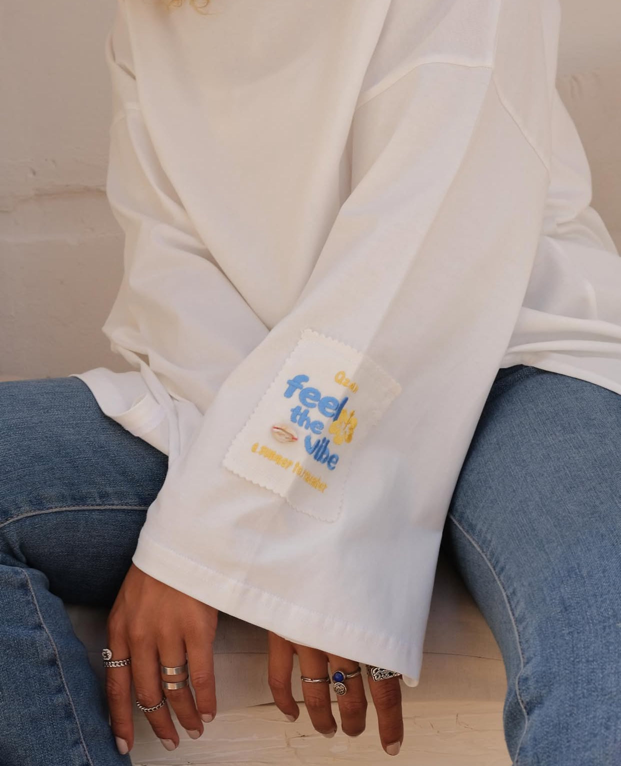 MARE long sleeve cotton blouse